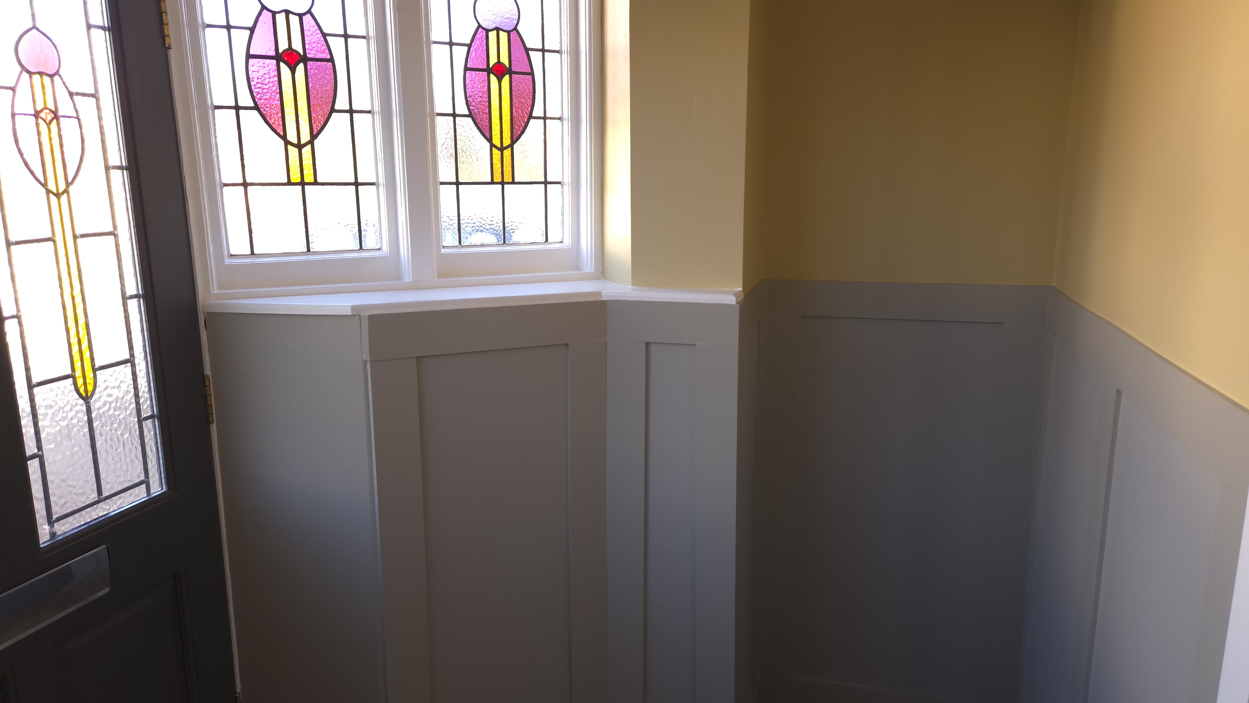 Porch painting and panelling, Bridlington