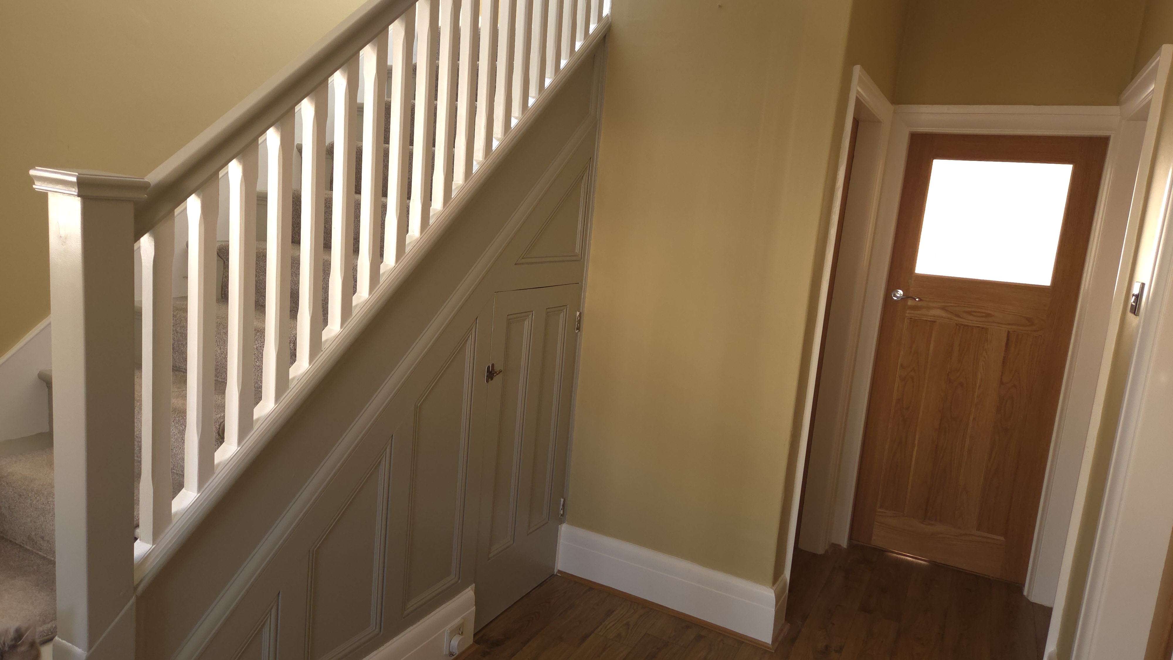 Staircase painting and woodwork, Bridlington