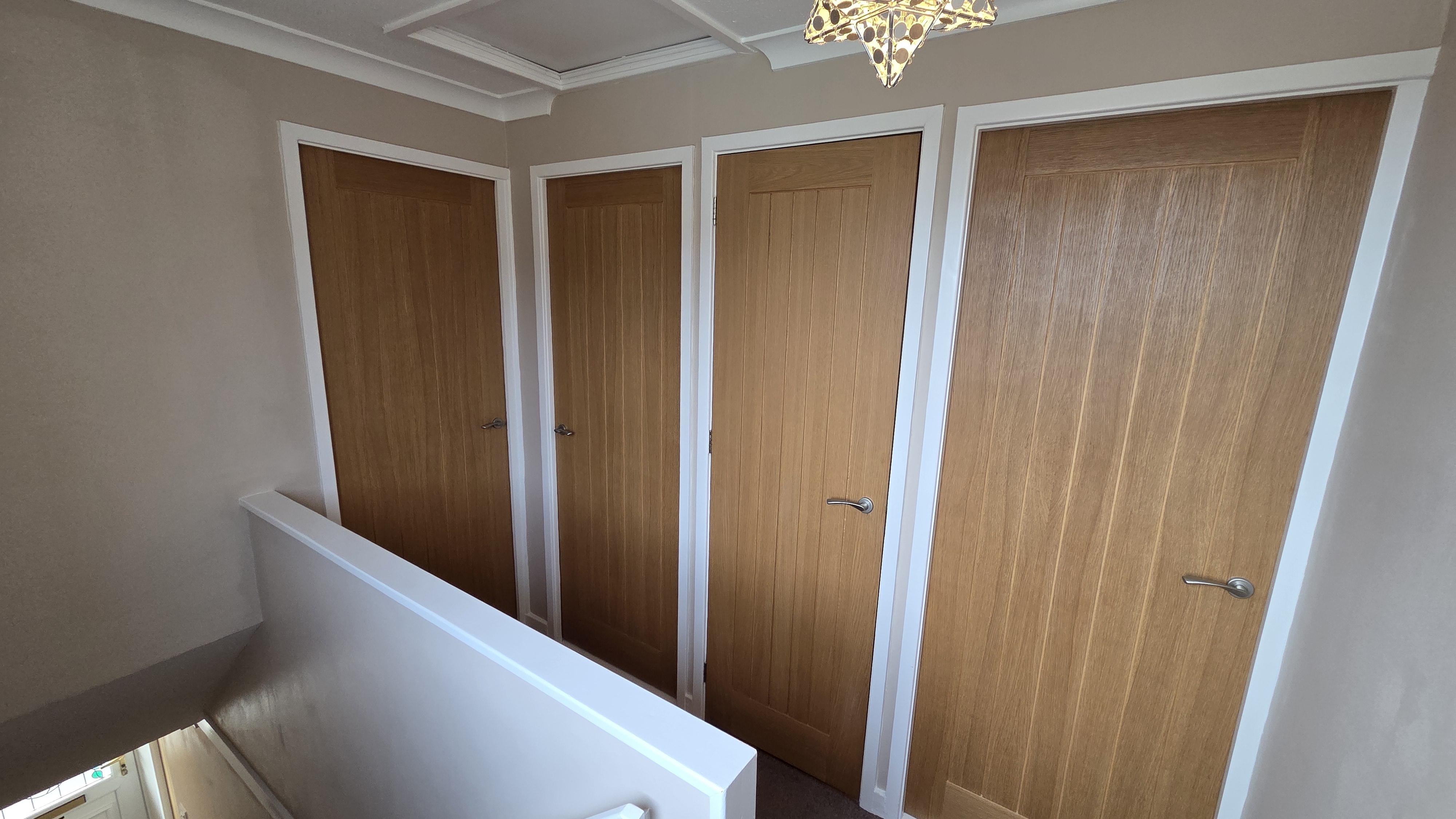 Hallway redecoration, Bridlington